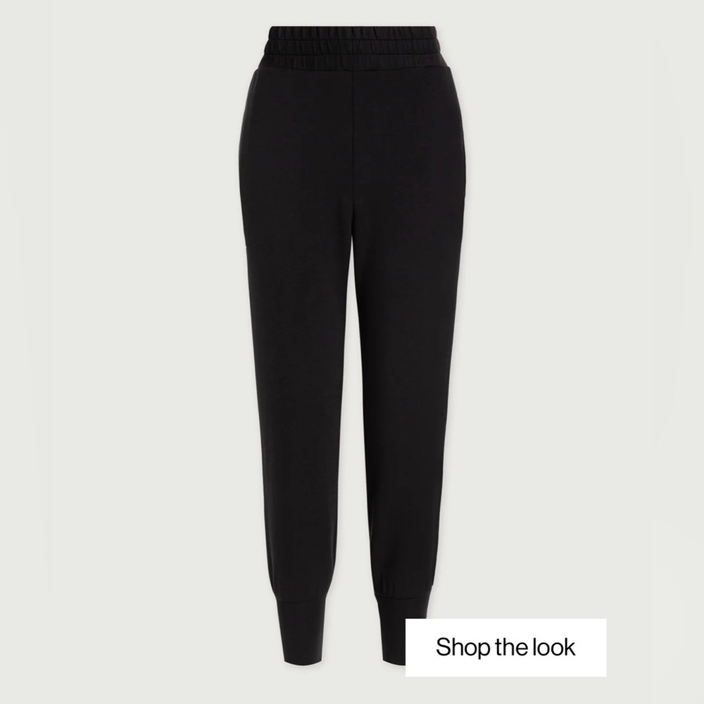 Varley The Slim Cuff Pant 25” Black Joggers NWT Small